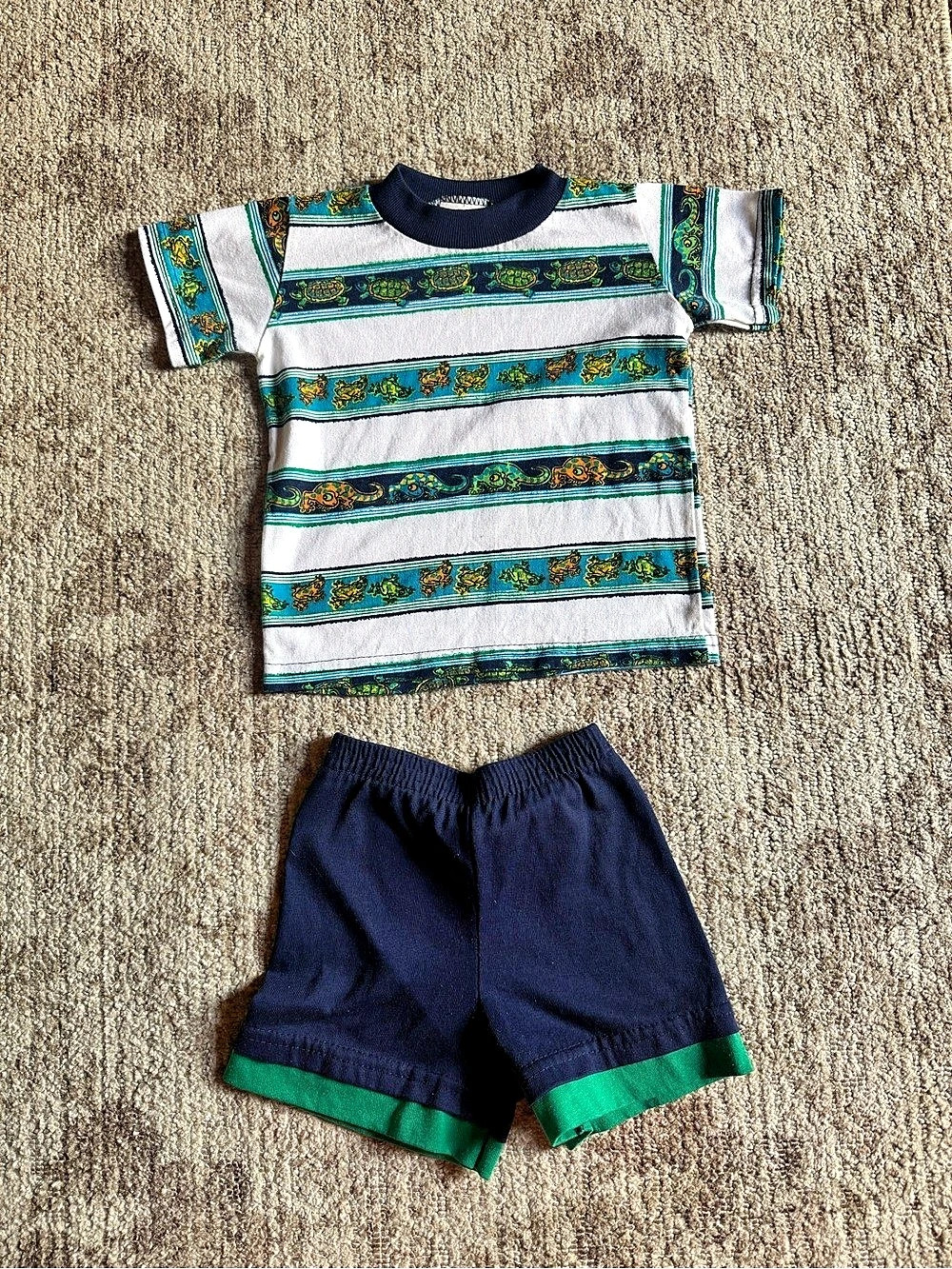 Vintage Garanimals Boys 18-24m Reptile Matching Set